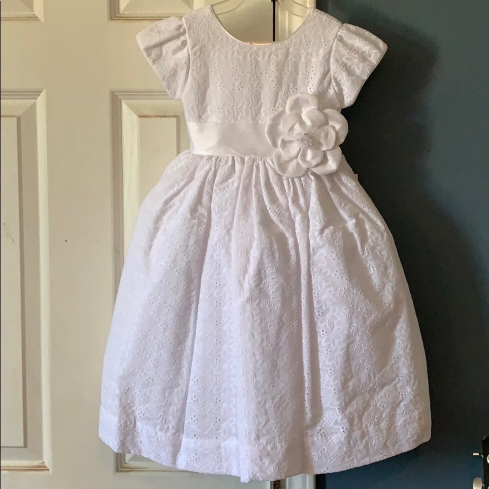 Formal Infant and toddle white dress